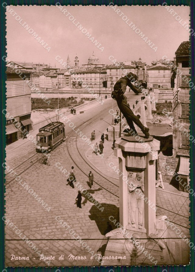 Parma Città Tram Foto FG cartolina ZK3017 – fronte