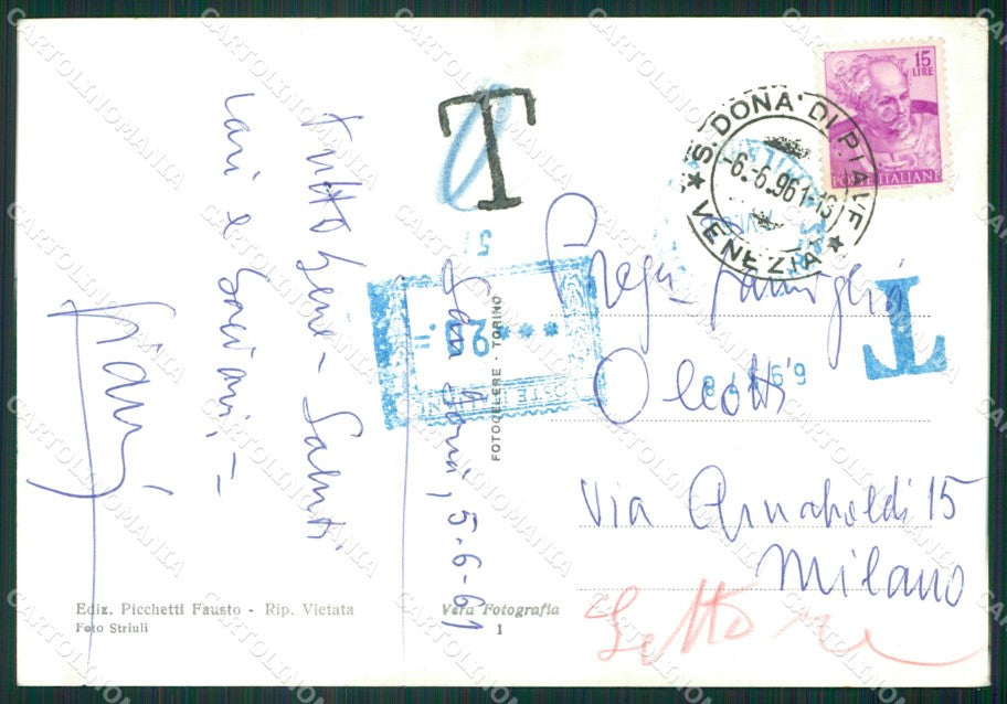 Venezia San Donà di Piave Foto FG cartolina ZK3028 – retro