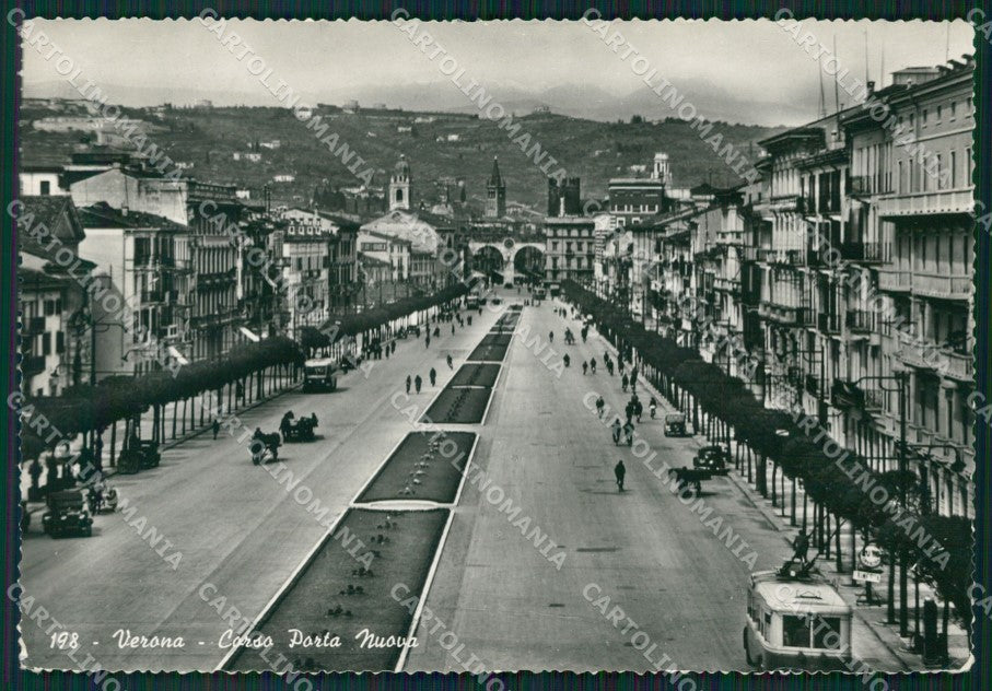 Verona Città Filovia Foto FG cartolina ZK3030 – fronte
