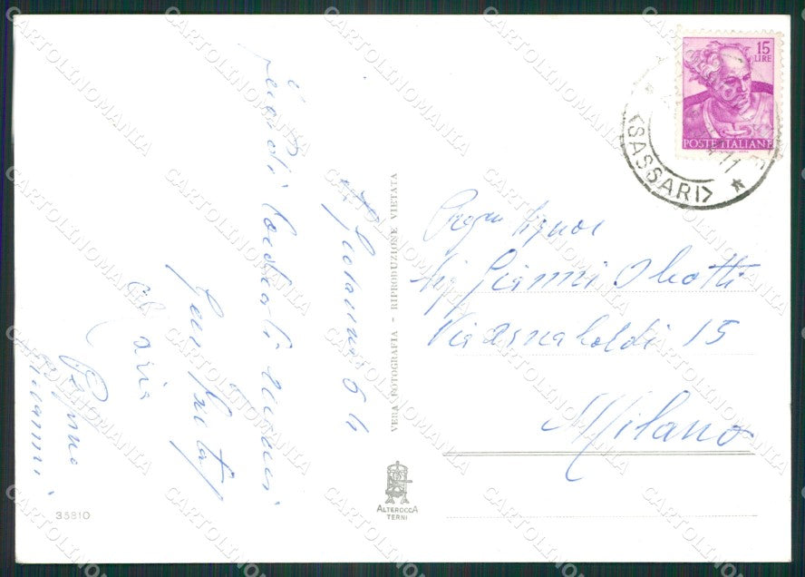 Sassari Ozieri Foto FG cartolina ZK3039 – retro