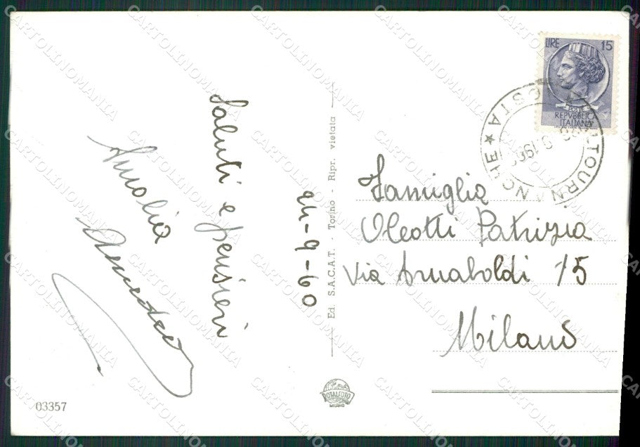 Aosta Valtournanche Maen Cervino Foto FG cartolina ZK3040 – retro