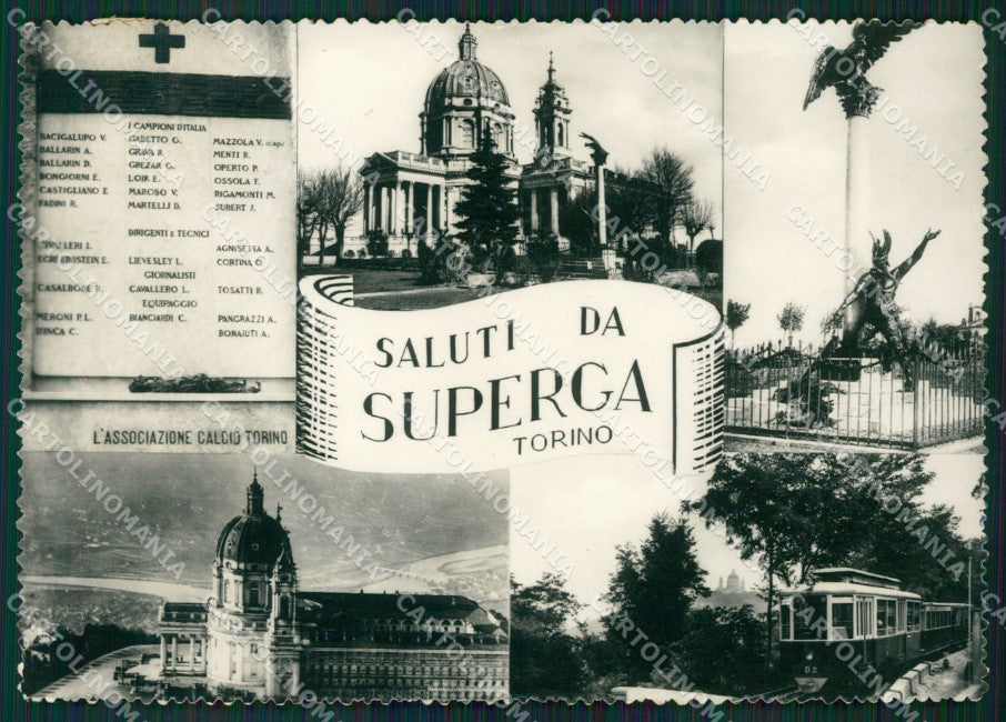 Torino Superga Saluti da funicolare Foto FG cartolina ZK3050 – fronte