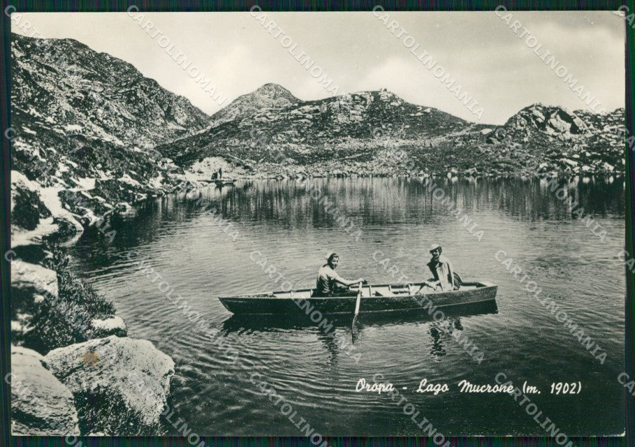 Biella Oropa Lago Mucrone Foto FG cartolina ZK3051 – fronte