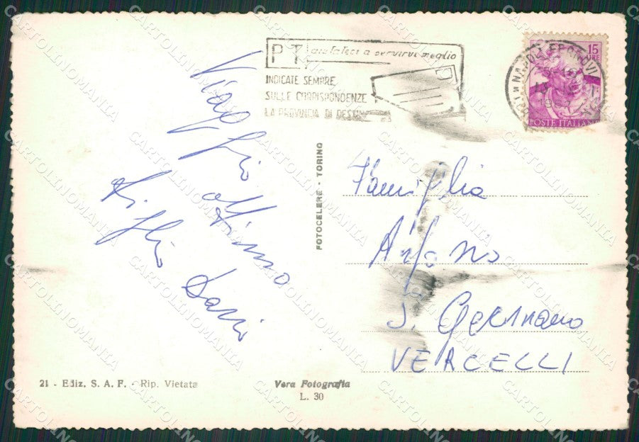 Napoli Città PIEGHE Foto FG cartolina ZK3063 – retro