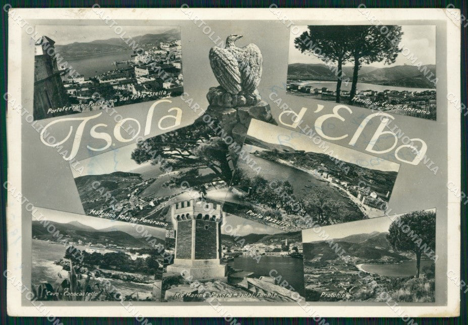 Livorno Marciana Marina Isola D'Elba Saluti da PIEGA Foto FG cartolina ZK3066 – fronte