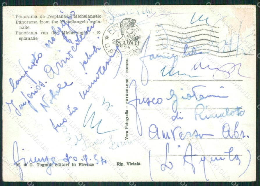 Firenze Città Foto FG cartolina ZK3069 – retro