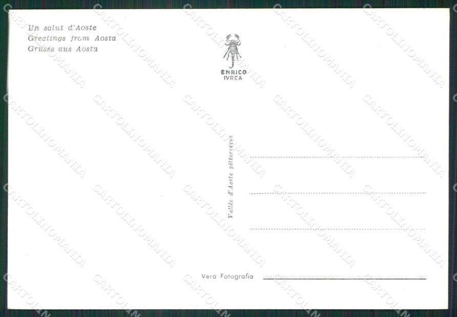 Aosta Foto FG cartolina ZK3071 – retro