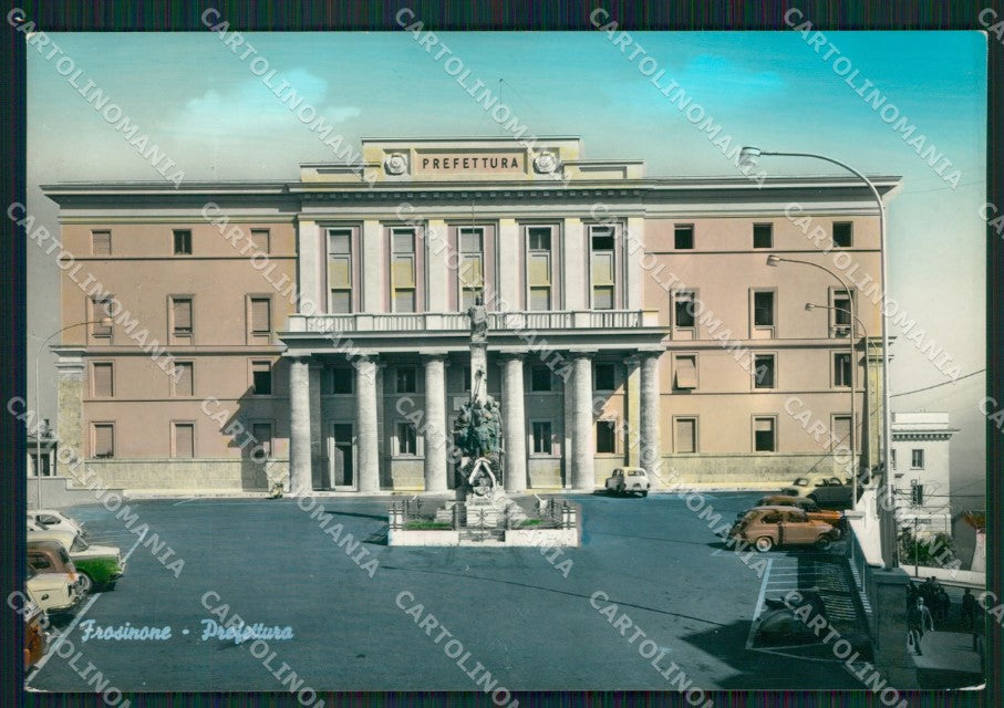 Frosinone Città Prefettura Vespa Auto Foto FG cartolina ZK3076 – fronte