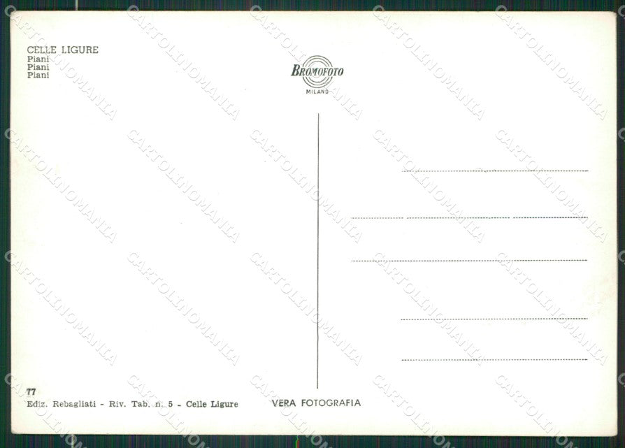 Savona Celle Ligure Foto FG cartolina ZK3081 – retro
