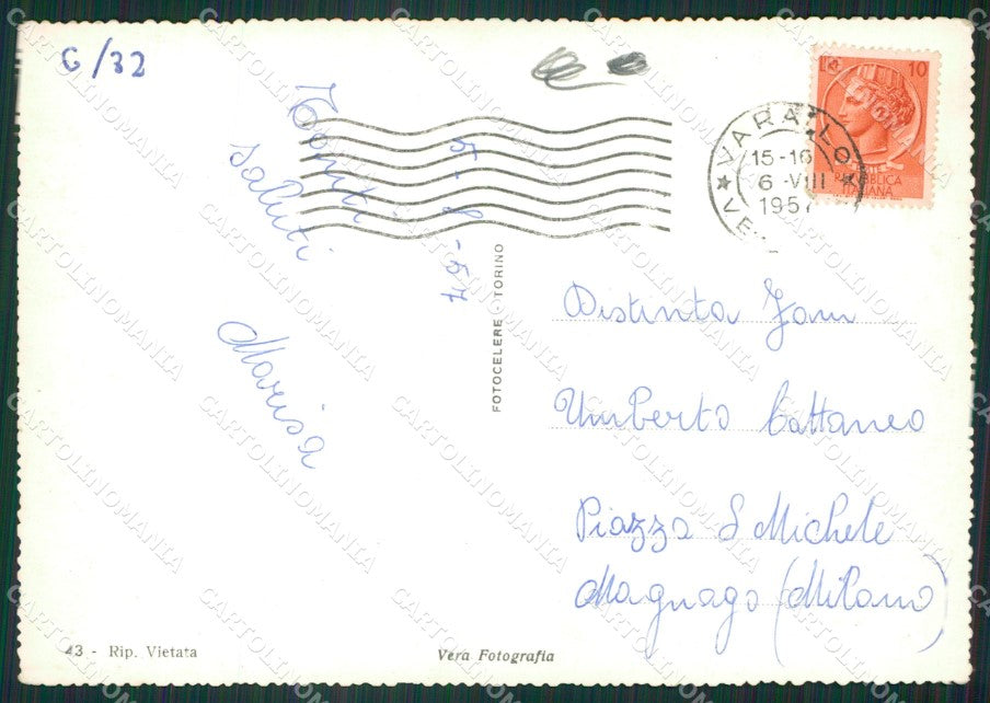 Vercelli Varallo Sesia Foto FG cartolina ZK3095 – retro