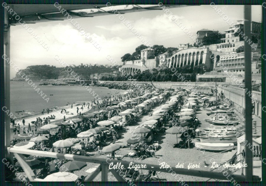 Savona Celle Ligure PIEGA Foto FG cartolina ZK3099 – fronte