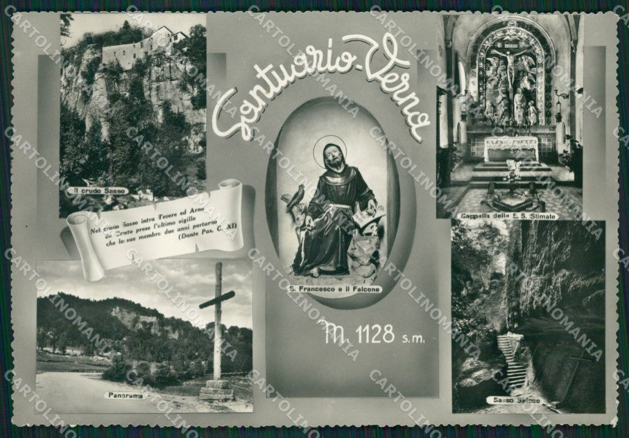 Arezzo Chiusi Verna Santuario di Foto FG cartolina ZK3101 – fronte