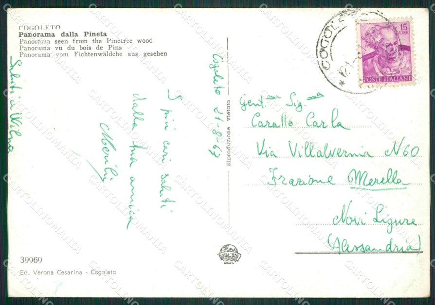 Genova Cogoleto Foto FG cartolina ZK3103 – retro