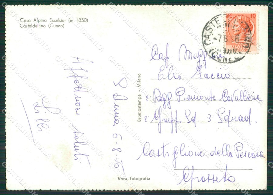 Cuneo Casteldelfino Foto FG cartolina ZK3113 – retro