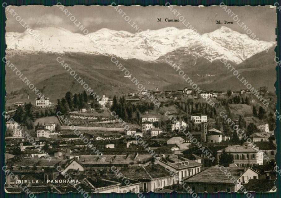 Biella Città PIEGHINE Foto FG cartolina ZK3120 – fronte