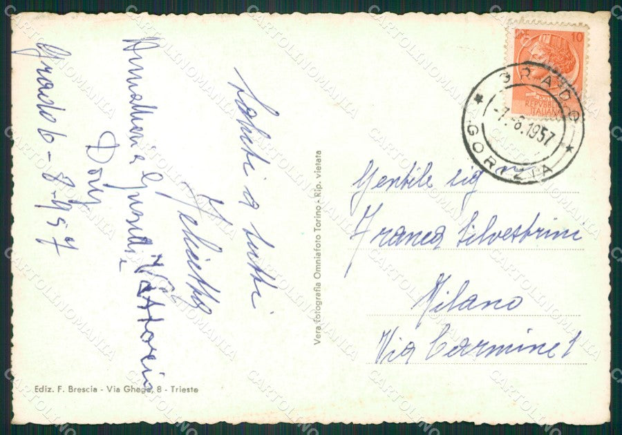 Gorizia Grado Foto FG cartolina ZK3132 – retro