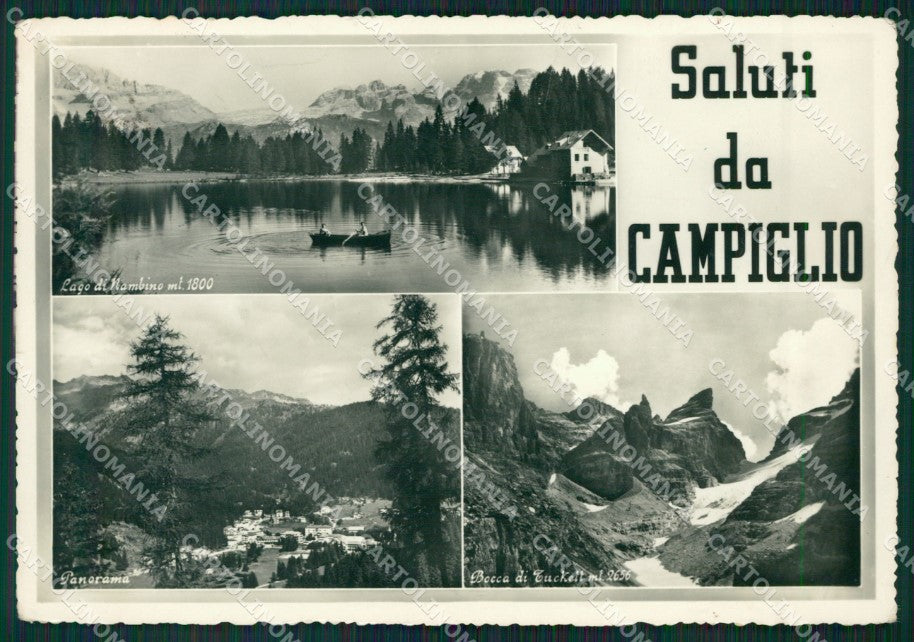 Trento Pinzolo Madonna di Campiglio Saluti da Foto FG cartolina ZK3137 – fronte