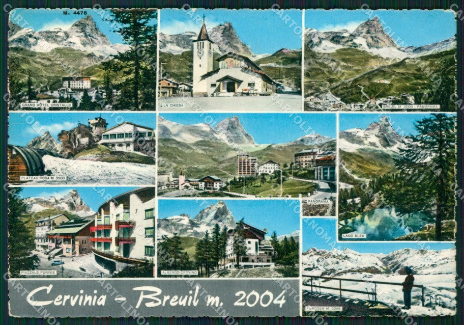 Aosta Valtournanche Cervinia Foto FG cartolina ZK3154 – fronte
