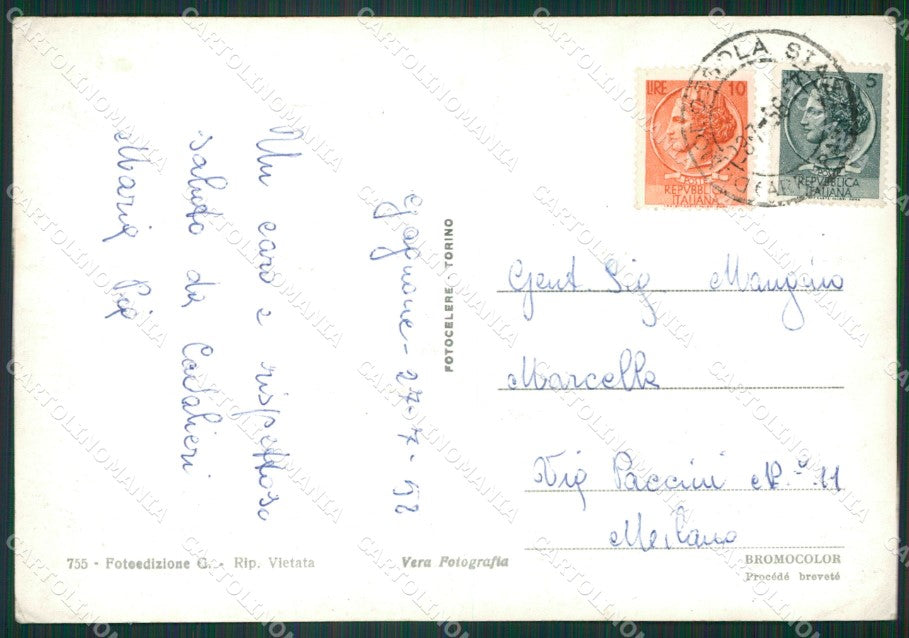 Verbania Druogno ABRASA Foto FG cartolina ZK3157 – retro