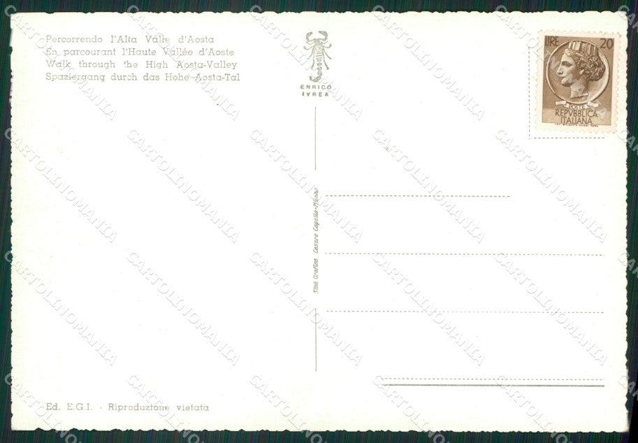 Aosta Costume Foto FG cartolina ZK3158 – retro