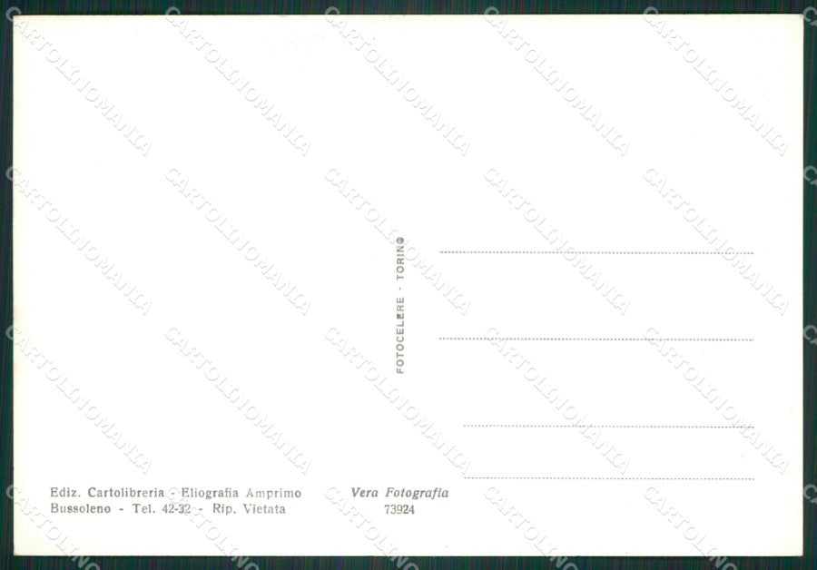Torino Bussoleno Auto Poste Foto FG cartolina ZK3163 – retro