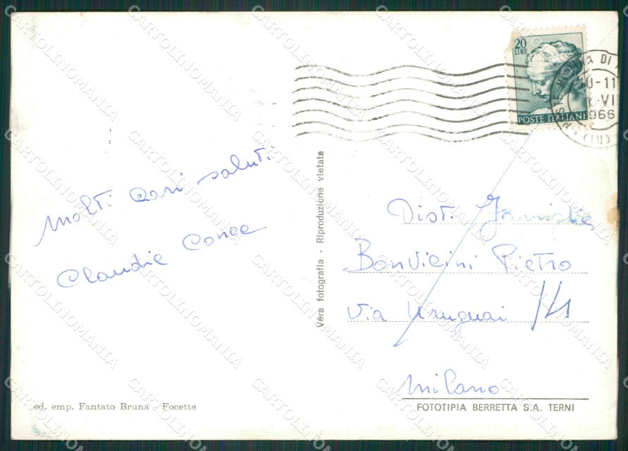 Lucca Pietrasanta Focette Foto FG cartolina ZK3165 – retro