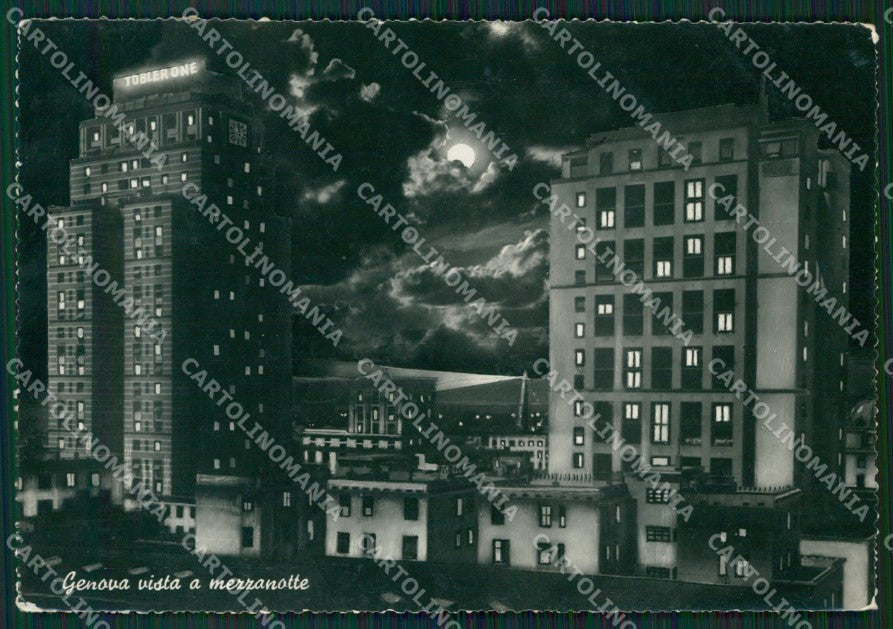 Genova Città Chiaro di Luna Foto FG cartolina ZK3182 – fronte
