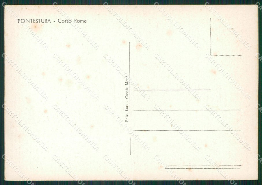 Alessandria Pontestura FG cartolina ZK3193 – retro