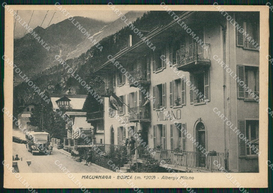 Verbania Macugnaga Corriera FG cartolina ZK3204 – fronte