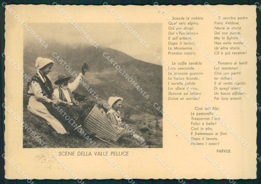 Torino Valle Pellice Costumi FG cartolina ZK3211 – fronte