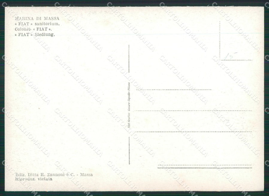 Massa Marina di FG cartolina ZK3222 – retro