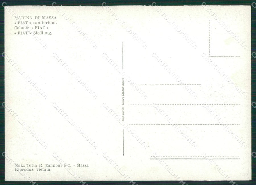 Massa Marina di FG cartolina ZK3223 – retro