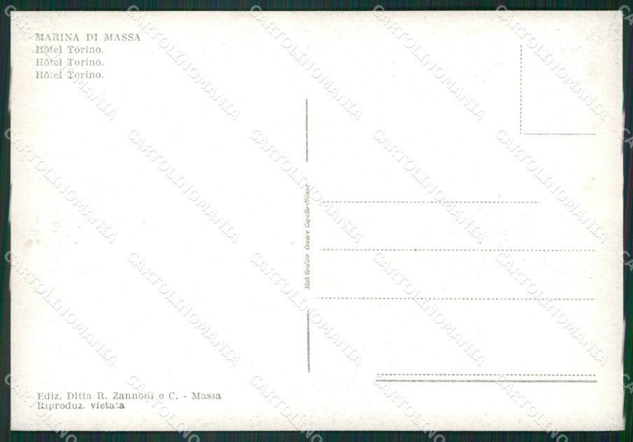 Massa Marina di FG cartolina ZK3226 – retro