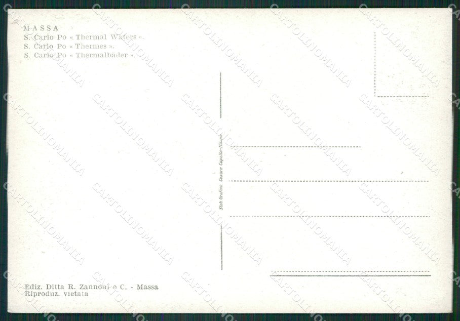 Massa San Carlo Po FG cartolina ZK3228 – retro