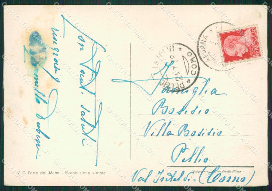 Lucca Forte dei Marmi FG cartolina ZK3234 – retro