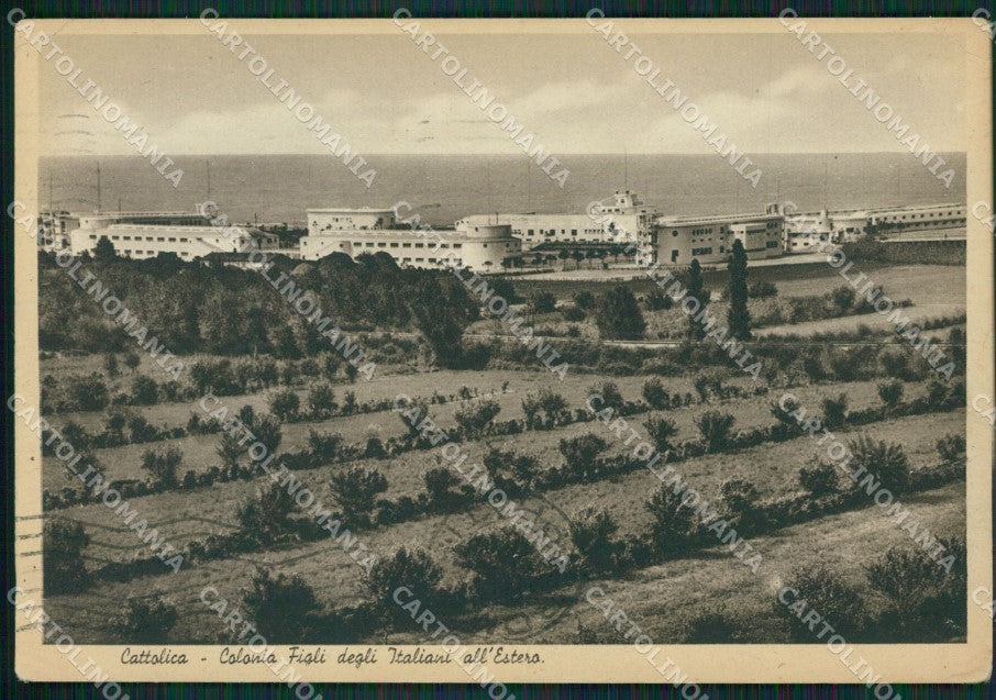 Rimini Cattolica PIEGHINA FG cartolina ZK3270 – fronte