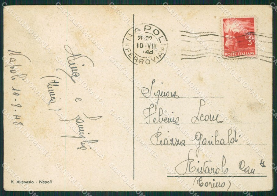 Napoli Città Poste FG cartolina ZK3271 – retro