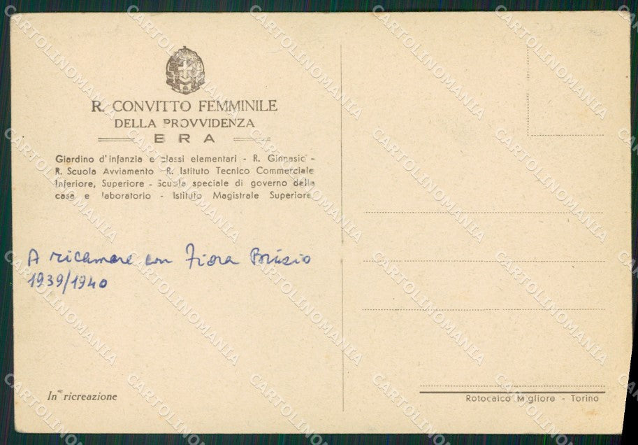 Cuneo Bra Convitto Femminile della Provvidenza FG cartolina ZK3279 – retro