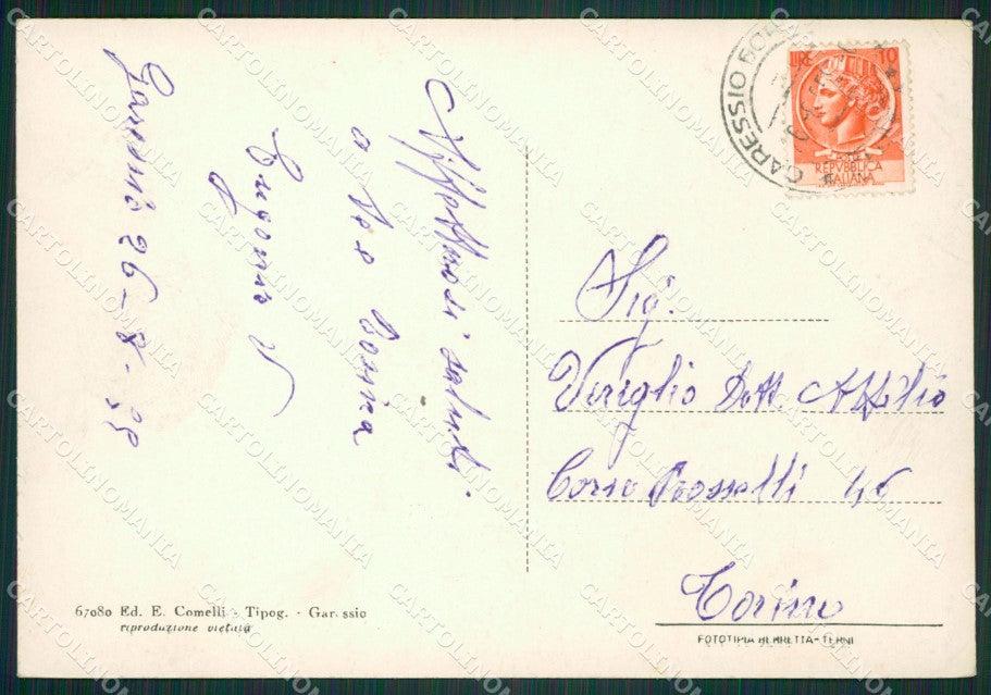 Cuneo Garessio FG cartolina ZK3290 – retro