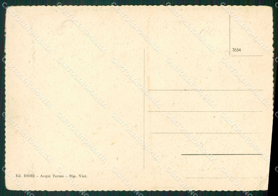Alessandria Acqui Terme Saluti da PIEGHINA FG cartolina ZK3292 – retro