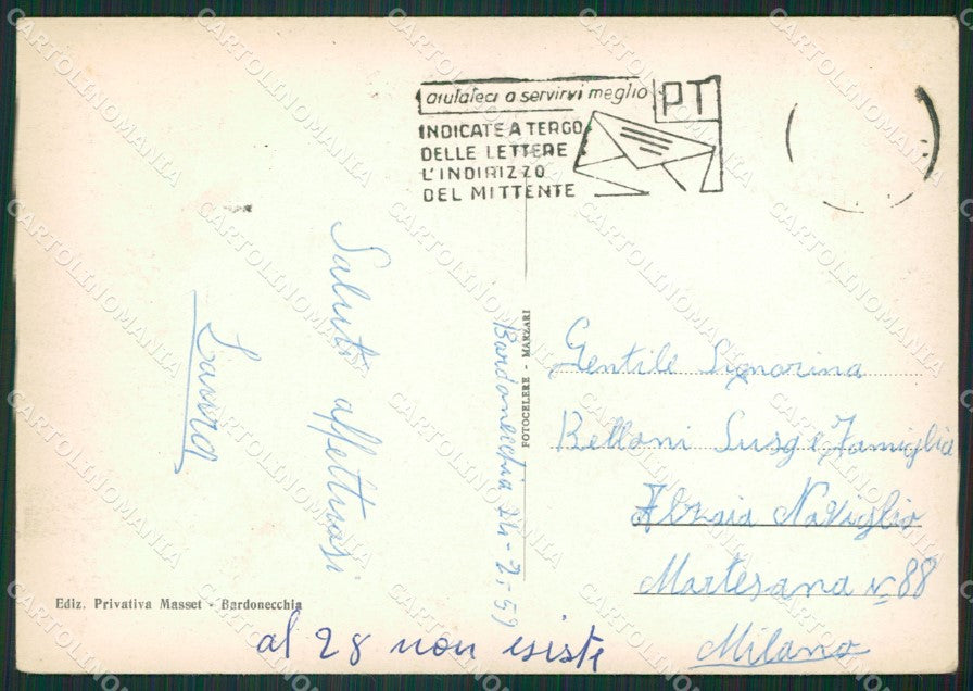 Torino Bardonecchia FG cartolina ZK3296 – retro