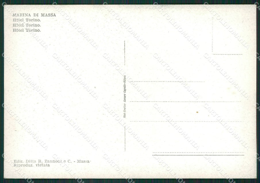 Massa Marina di FG cartolina ZK3304 – retro