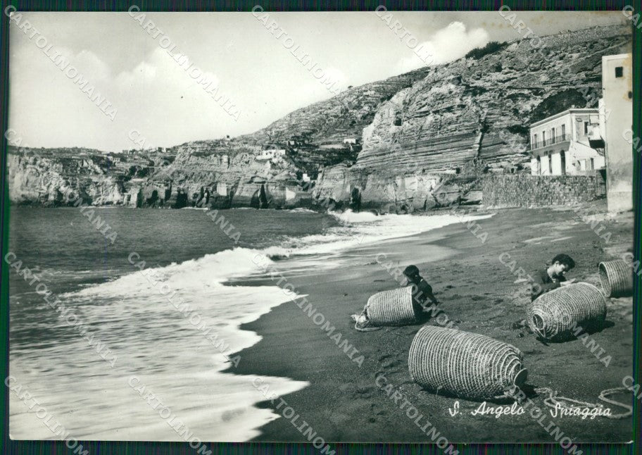 Napoli Ischia Sant'Angelo MACCHIA Foto FG cartolina ZK3318 – fronte