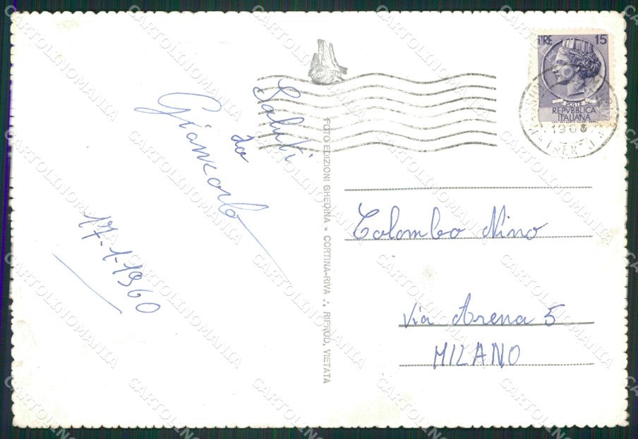 Trento Pinzolo Madonna di Campiglio Sci Foto FG cartolina ZK3322 – retro