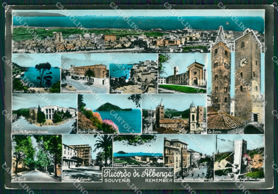 Savona Albenga Foto FG cartolina ZK3323 – fronte