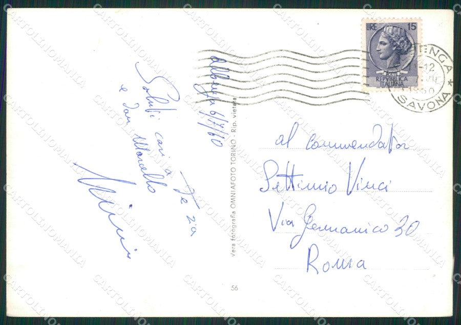 Savona Albenga Foto FG cartolina ZK3323 – retro