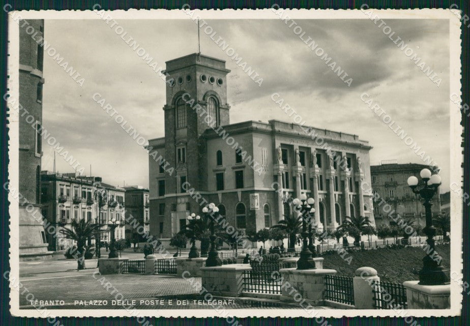 Taranto Città Palazzo delle Poste Foto FG cartolina ZK3330 – fronte