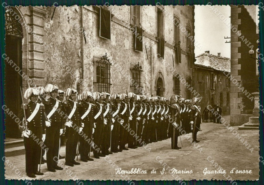 Repubblica San Marino Guardia d'Onore Foto FG cartolina ZK3350 – fronte