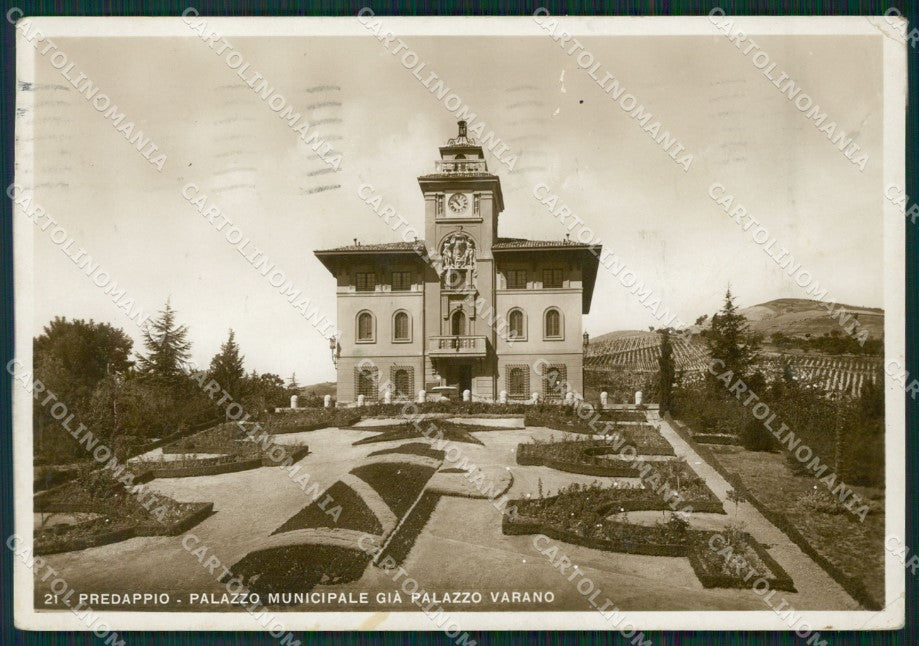 Forlì Predappio Palazzo Municipale PIEGHINA Foto FG cartolina ZK3358 – fronte