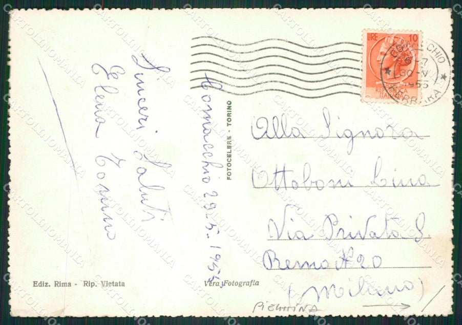 Ferrara Comacchio PIEGHINA Foto FG cartolina ZK3373 – retro